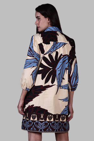 Ava Dress- Majestic Leaves