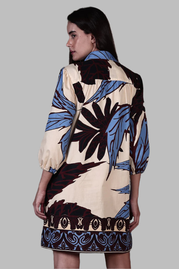 Ava Dress- Majestic Leaves