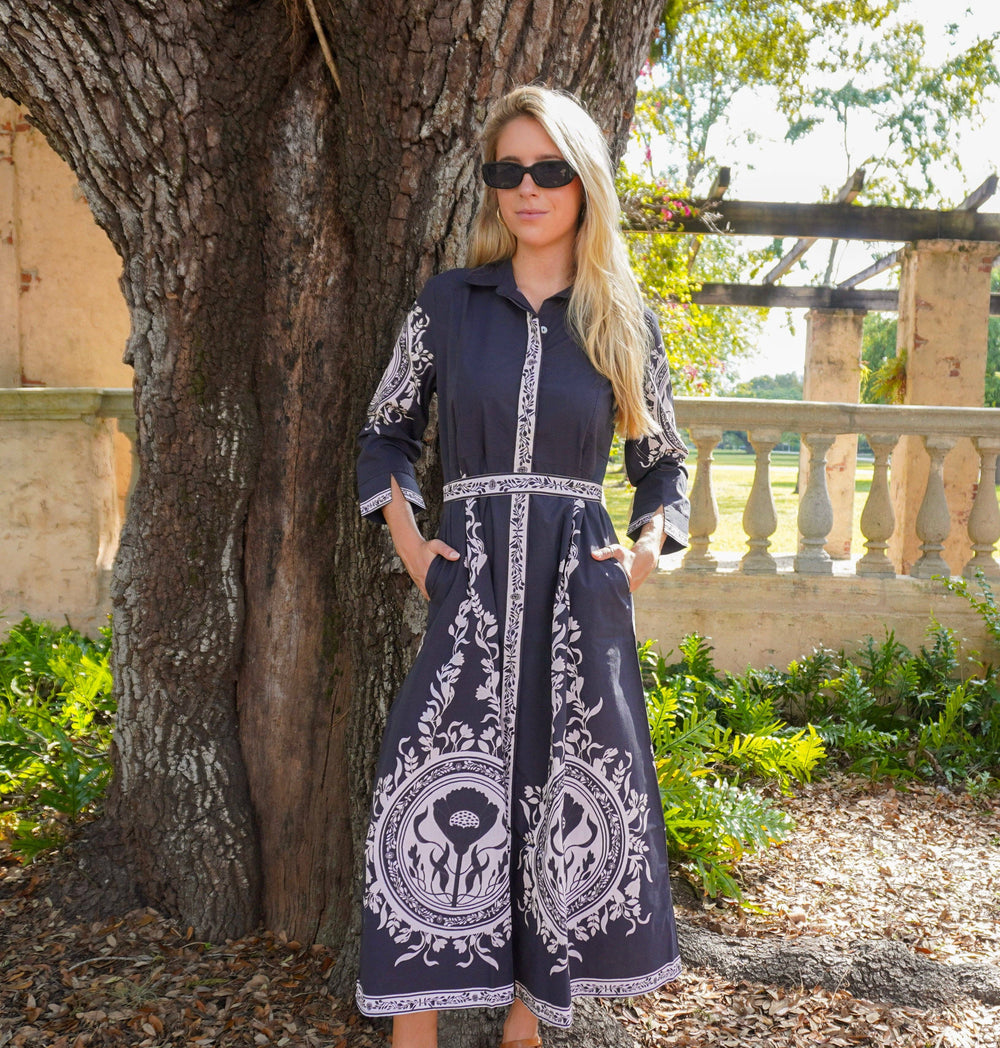 CHELSEA SHIRTDRESS | POPPY BLACK