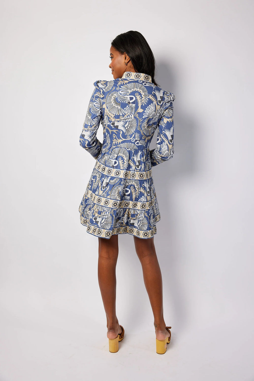 Long Sleeve Tunic Flare Dress