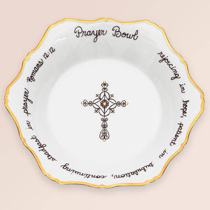 Elegant Porcelain PrayerBowl - The Celeste