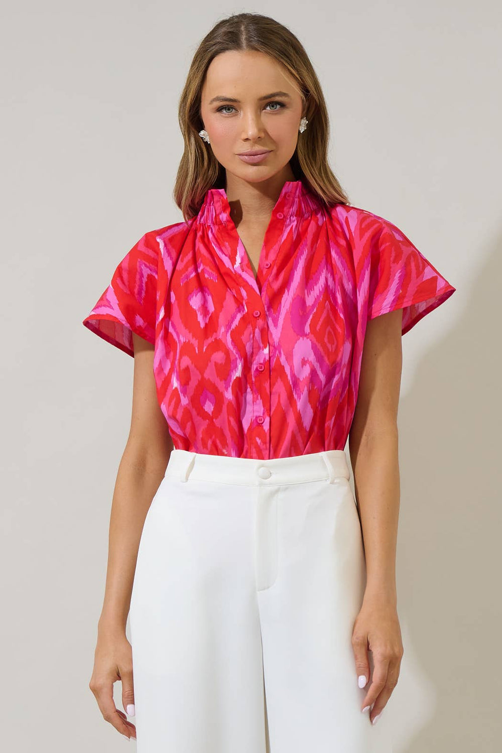 Blevin Ikat Patma Top