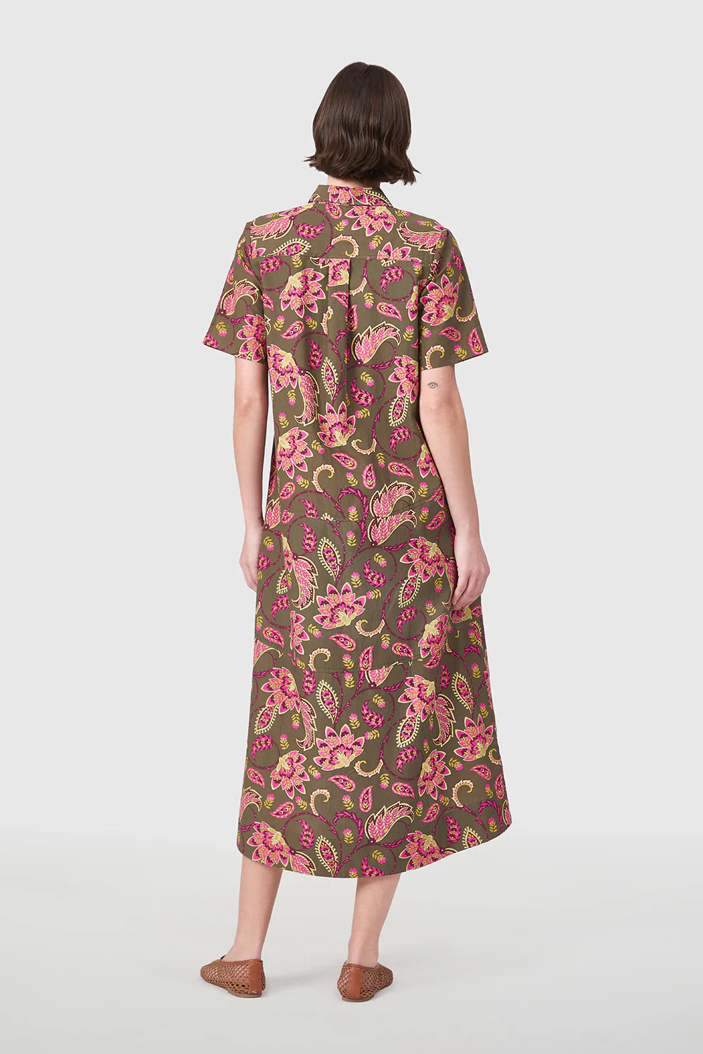 City Dress - Raspberry Garden