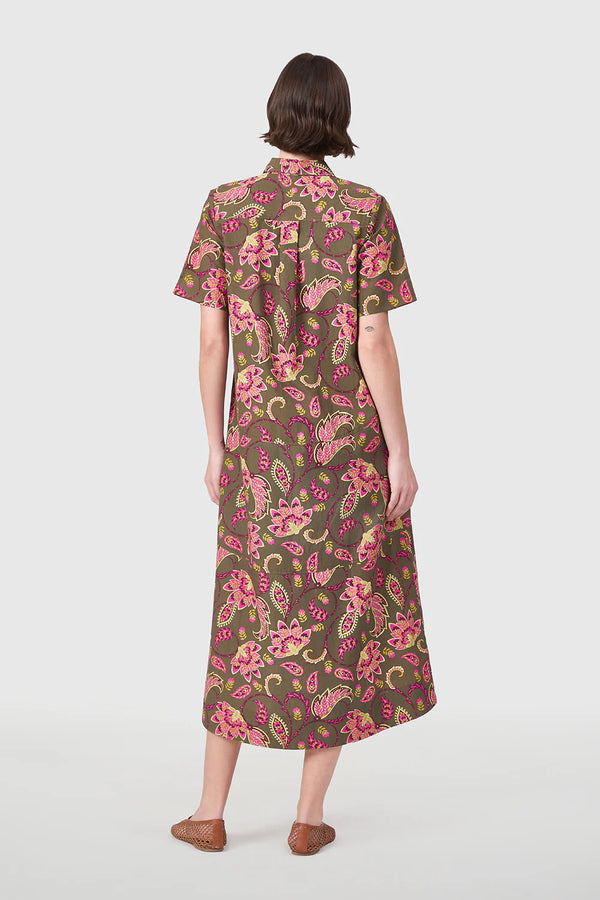 City Dress - Raspberry Garden