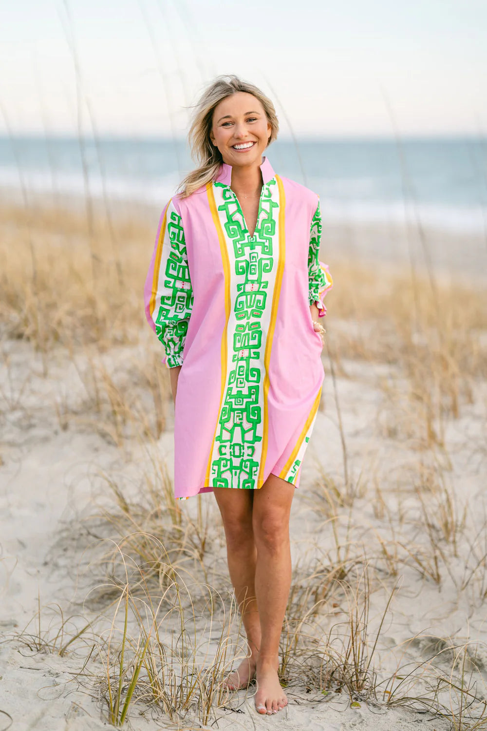 Hieress Pink Bouvier Short Dress