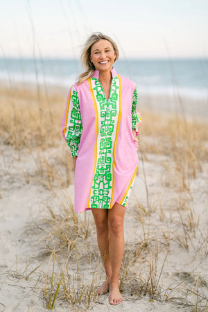 Hieress Pink Bouvier Short Dress