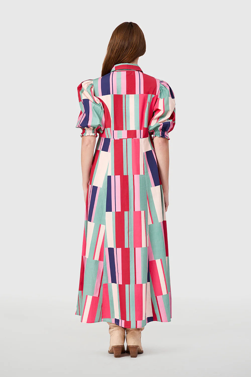 Rosie Shirtdress - Woodland Stripes