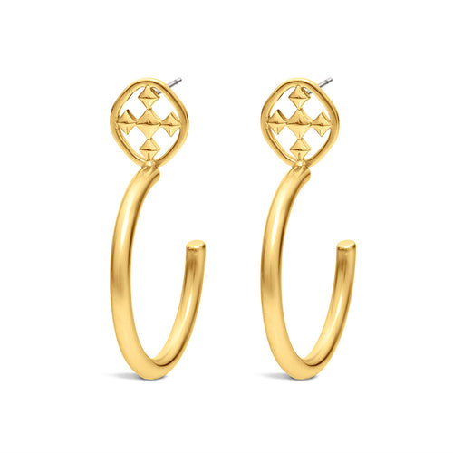matte shield hoops