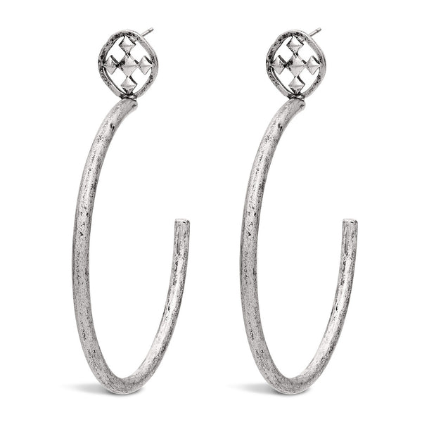matte shield hoops