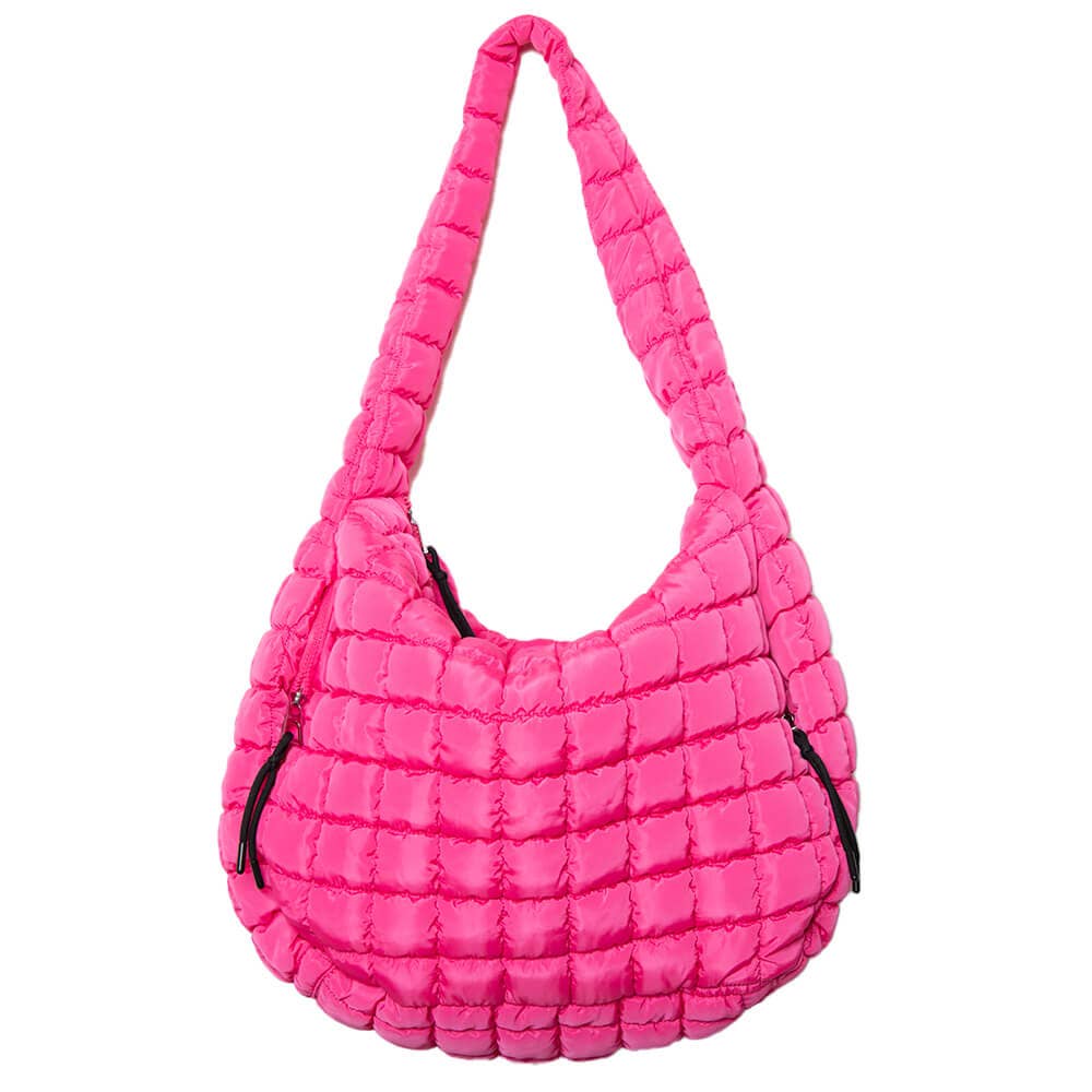 Hot Pink Easter Hobo Tote Bag