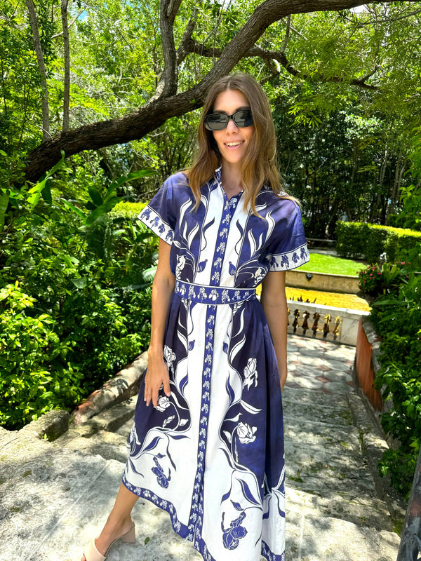 SYDNEY SHIRTDRESS |IRIS NAVY