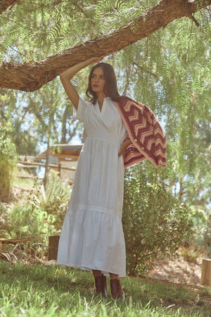Tamia Poplin Maxi Dress