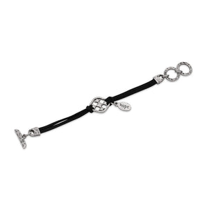 adjustable suede hope bracelet