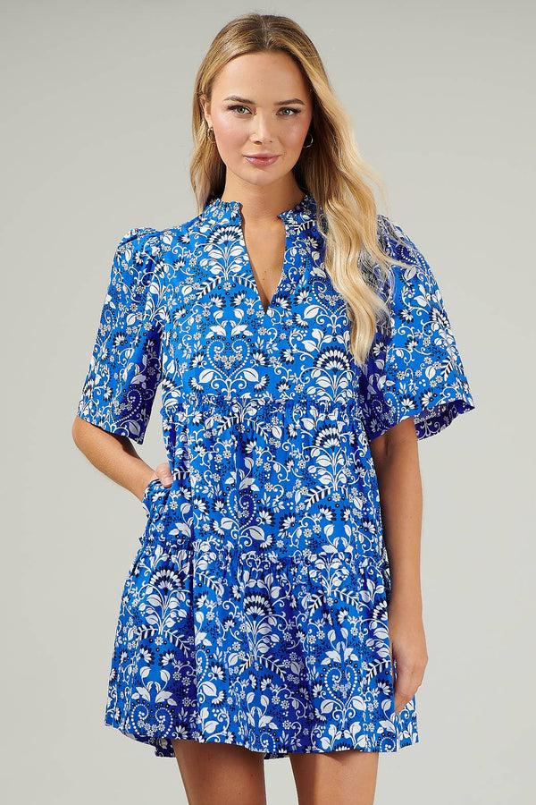 Lulu Floral Tomales Shift Dress