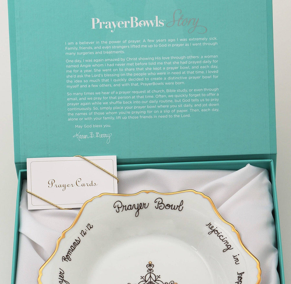 Elegant Porcelain PrayerBowl - The Celeste