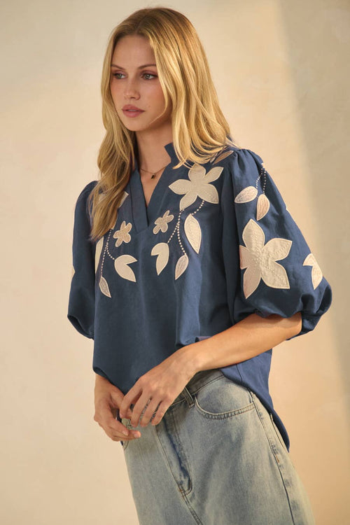 Washed Suede Top