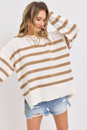 Striped Oversized Sweater
