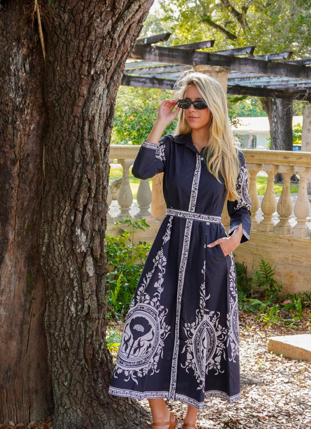 CHELSEA SHIRTDRESS | POPPY BLACK