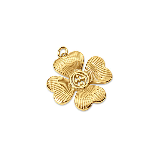 medallion flower charm