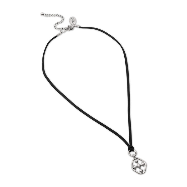 adjustable suede hope necklace