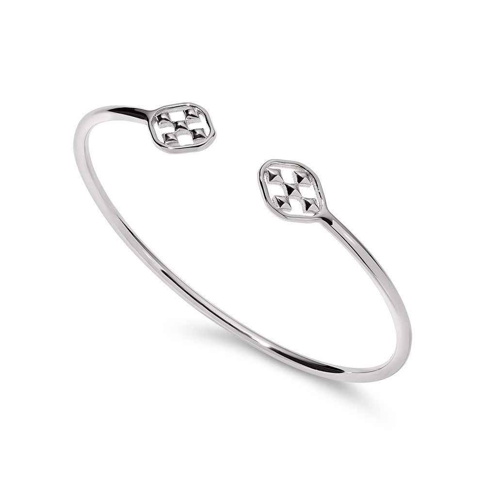 shield bangle bracelet