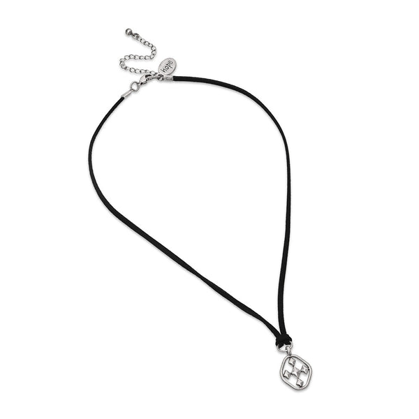 adjustable suede hope necklace