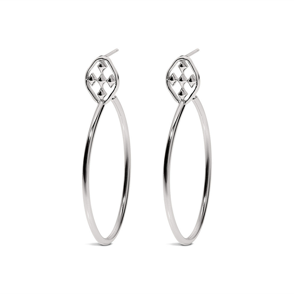shield large oval hoops