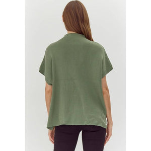 Drop Shoulder Sweater Top
