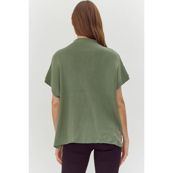 Drop Shoulder Sweater Top