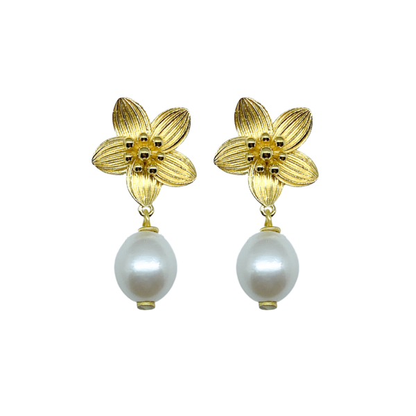 Cecile Pearl Earrings