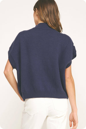Floral Embroidered Knit Top
