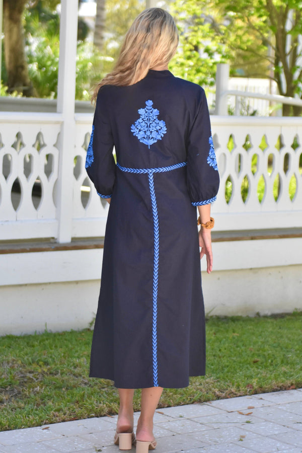 Mykonos Dress- Sky Blue