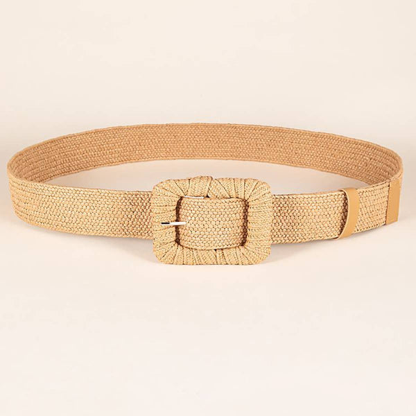Woven Square Buckle Belt