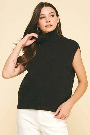 Mock Neck Sweater Vest