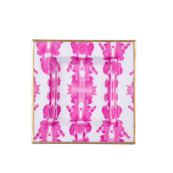 Ink Blot Enameled Tori Trinket Tray