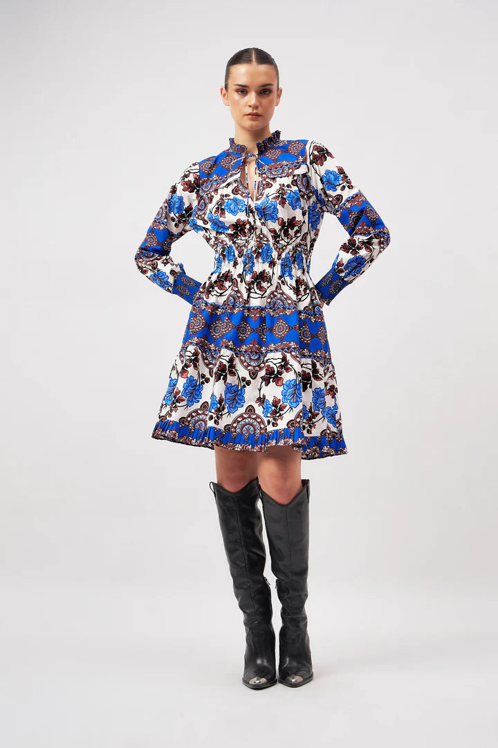 Alice Dress- Atlas Cobalt