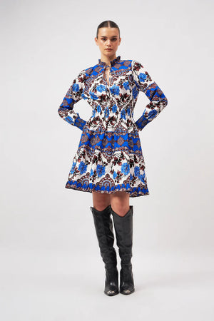 Alice Dress- Atlas Cobalt