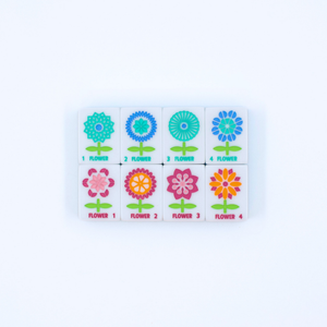 Crystal Prism Pink Mahjong Set