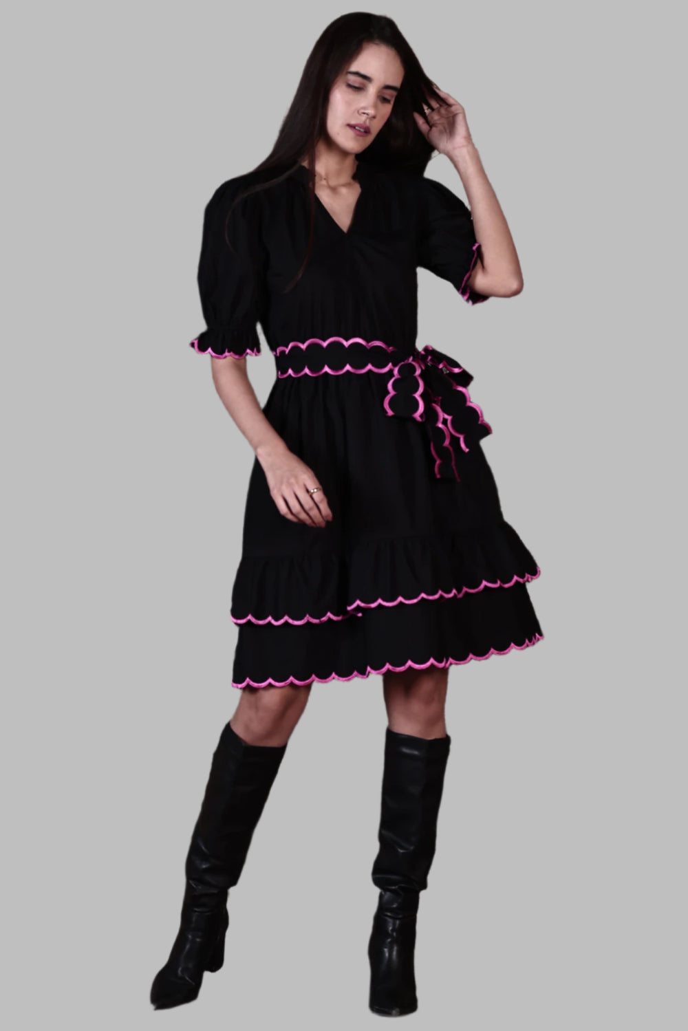 Athena Dress- Black