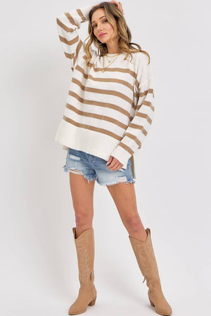 Striped Oversized Sweater