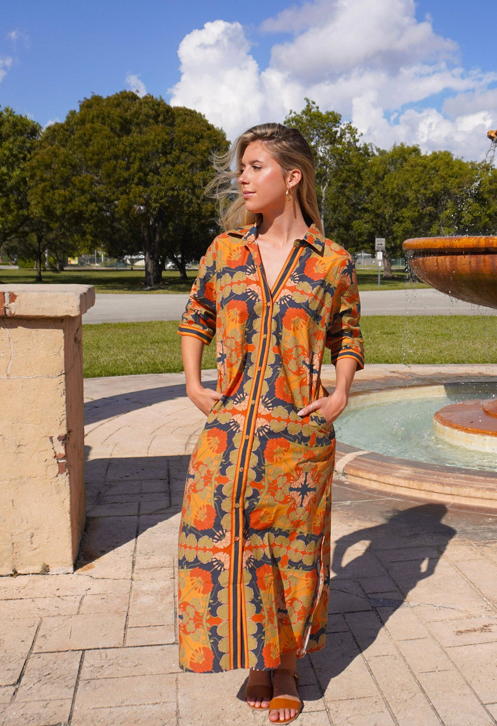 RHEA MIDI | FALL GARDEN