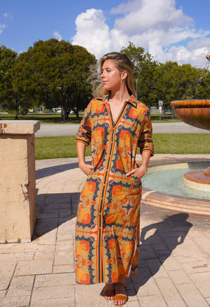 RHEA MIDI | FALL GARDEN