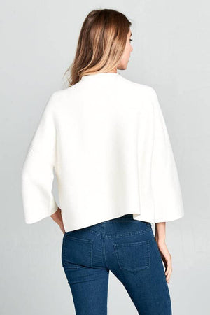 JT-5002-6 NOT YOUR CASUAL TOP IVORY