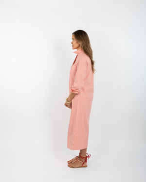 Harper Dress - Red Stripe