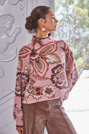 Floral and Paisley Sweater