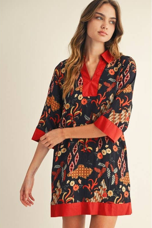 Floral Shift Dress