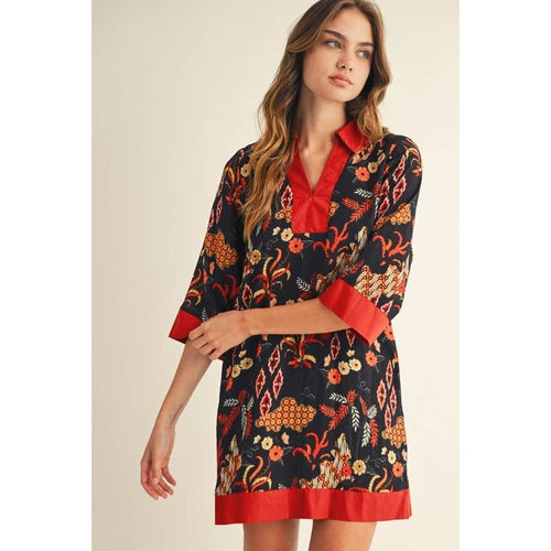 Floral Shift Dress