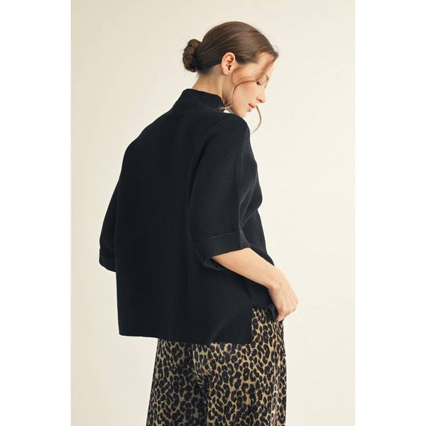 NEW Mock Neck Sweater Top
