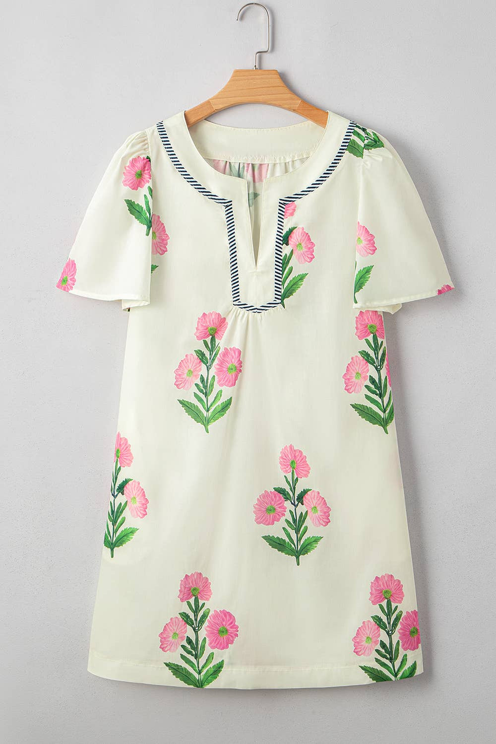 Floral Print Mini Dress
