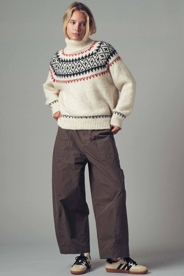 Nordic Fair Isle Knit Sweater